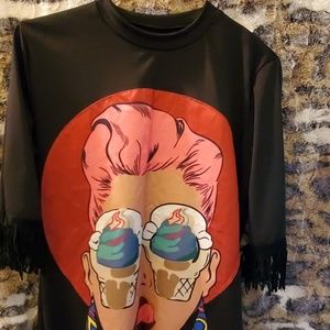 Fringe Multicolored Dress